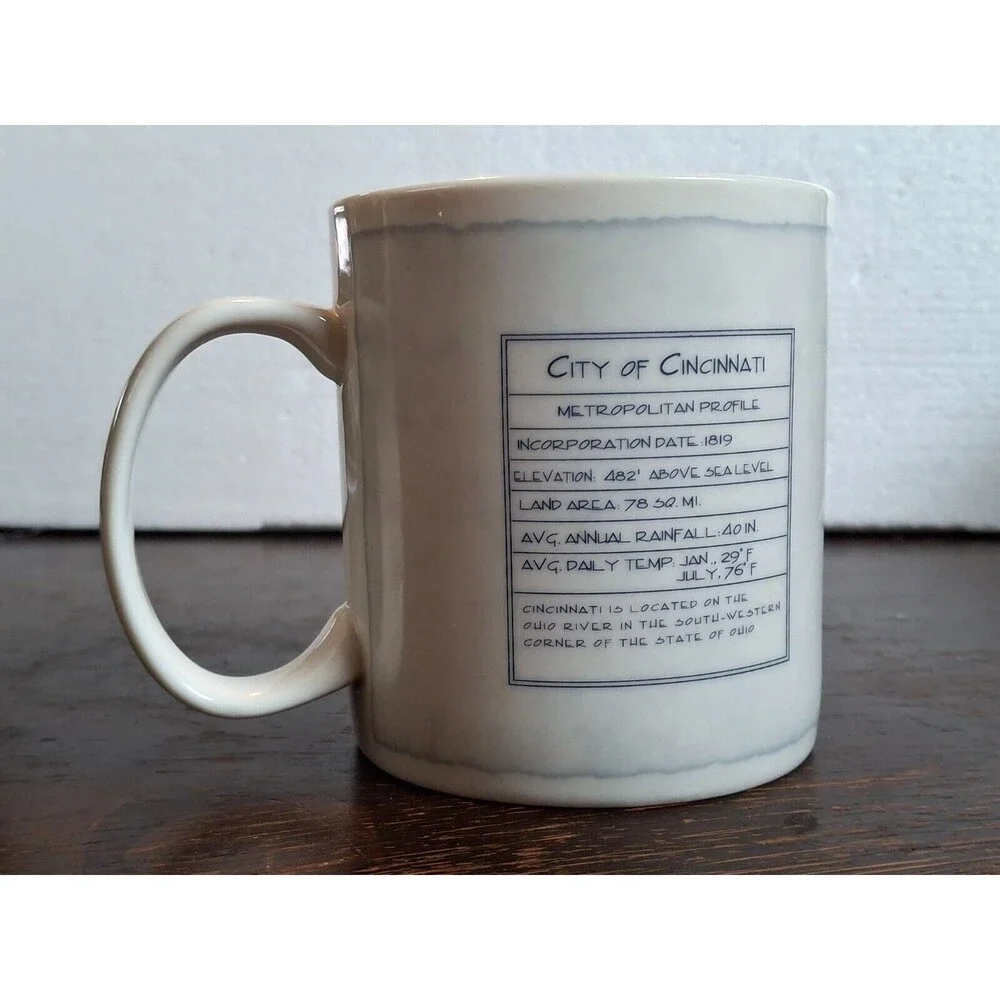 Starbucks Blue and White Cincinnati Mug - Picture 2 of 4